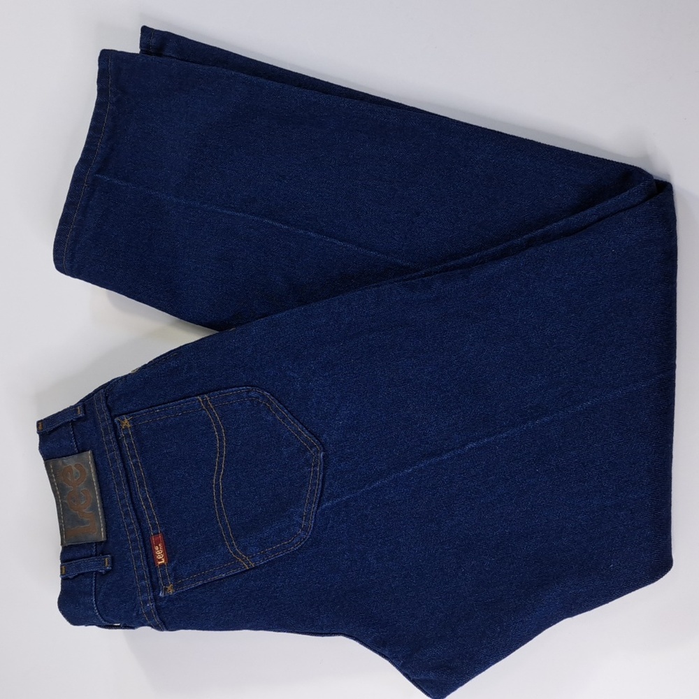 🇺🇲 Vintage Lee Straight Leg Blue Jeans Waist 30 Inseam 30.5 - Picture 5 of 17